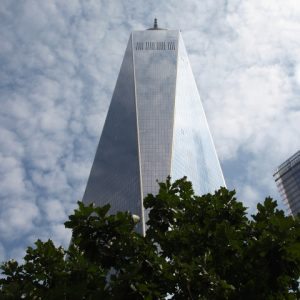 Looking up at the World Trade Center, Freedom Tower