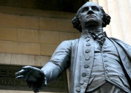 George Washington statue on Wall Street