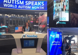 ACI’s Elizabeth Attanasio Rings NASDAQ Closing Bell for Autism Awareness Month